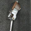 Ножная педаль из золотой латуни с носиком из нержавеющей стали, бесконтактный смеситель для раковины